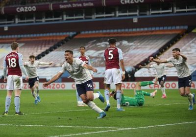 مانشستر سيتي يعزز صدارته للدوري الإنجليزي بالفوز على أستون فيلا