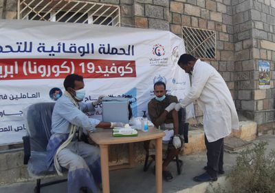 بدء حملة التحصين ضد كورونا في جيشان
