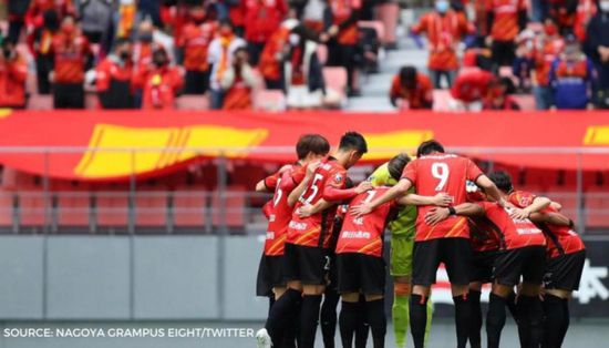 ناجويا جرامبوس يفوز على جامبا أوساكا في الدوري الياباني