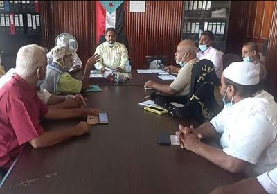 مأمور البريقة يتابع سير مهام مكتب أشغال المديرية