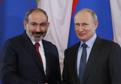 بوتين يبحث مع رئيس وزراء أرمينيا الوضع في منطقة قره باغ