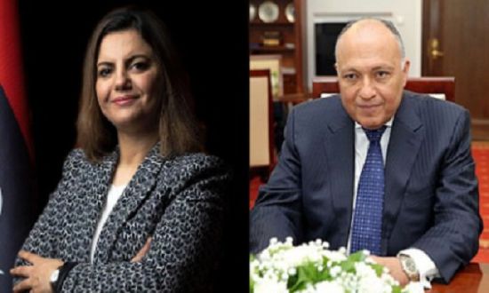وزير الخارجية المصري يُجري مباحثات مع نظيرته الليبية