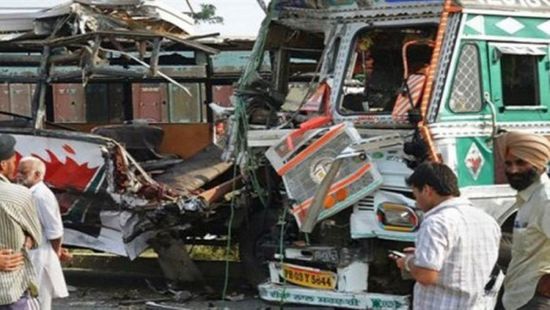 مصرع وإصابة 11 شخصًا في حادث تصادم بالهند
