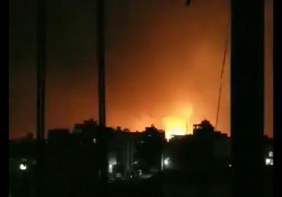 انفجار مخزن صواريخ شمالي صنعاء