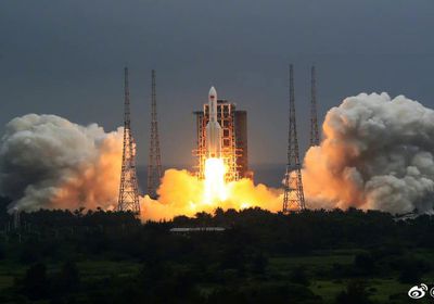 الصين تطلق أول المكونات الثلاثة لمحطتها الفضائية   