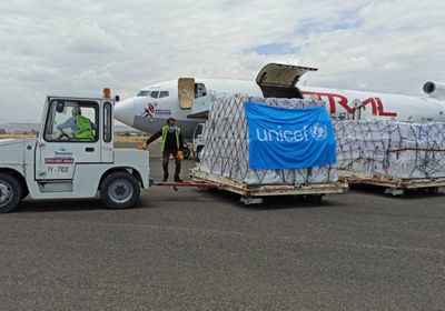 وصول 14.5 طن لقاحات مخصصة للأطفال إلى صنعاء