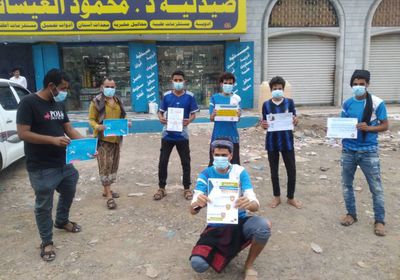 حملة توعية للوقاية من عدوى كورونا في الحبيلين