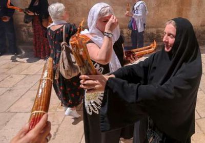 الخارجية الفلسطينية تدين الاعتداء الإسرائيلي على المحتفلين بسبت النور