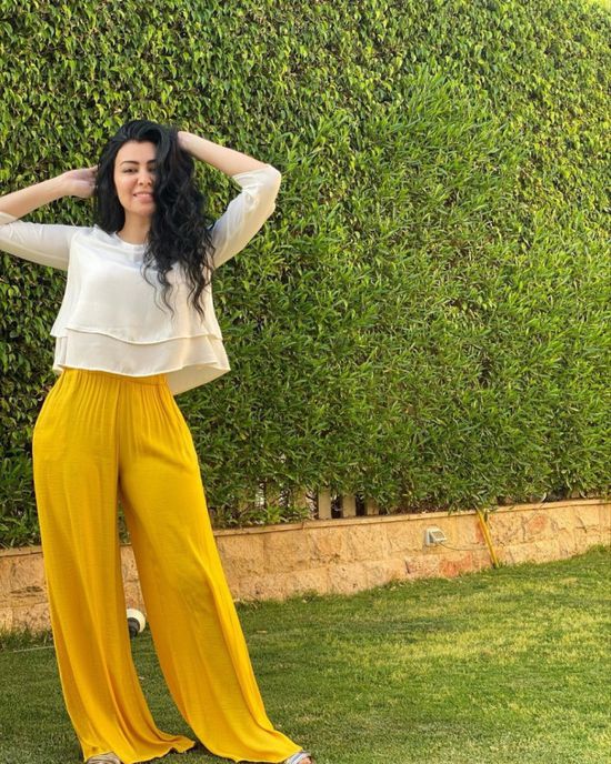 ميريهان حسين تحتفل بشم النسيم (صور)