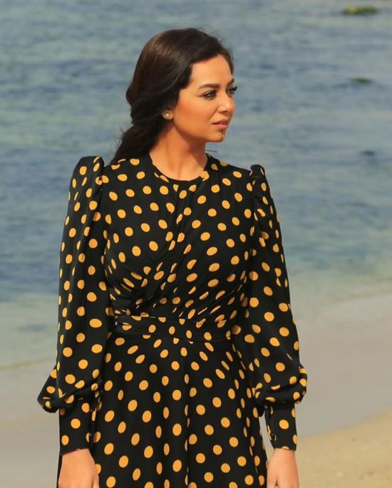 هبة مجدي تستعرض أناقتها من كواليس "موسى" (صور)