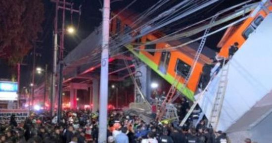  المكسيك.. وفاة 20 شخصًا وإصابة العشرات إثر انهيار جسر مترو معلق