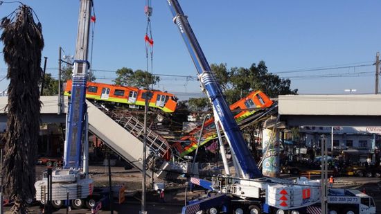 الإمارات تعلن تضامنها مع المكسيك في حادث انهيار جسر أثناء مرور قطار أنفاق