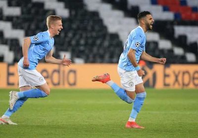محرز يقود مانشستر سيتي أمام باريس سان جيرمان