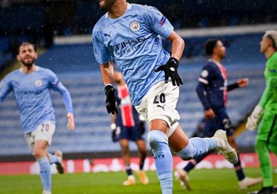 ثنائية محرز تقود مانشستر سيتي لنهائي دوري أبطال أوروبا