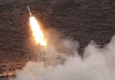 إطلاق صاروخ حوثي على مدينة مأرب