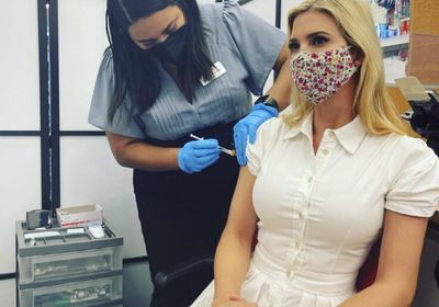 إيفانكا ترامب تتلقى الجرعة الثانية من لقاح كورونا