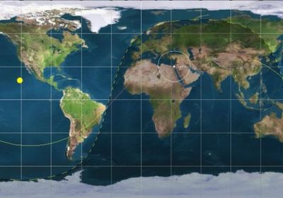 اليوم.. الصاروخ الصيني التائه سيمر 4 مرات على الوطن العربي