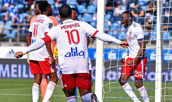 ليون يضرب بقوة ويتقدم للمركز الثالث بالدوري الفرنسي