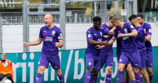 جرونينجين يكتسح إيمن في الدوري الهولندي