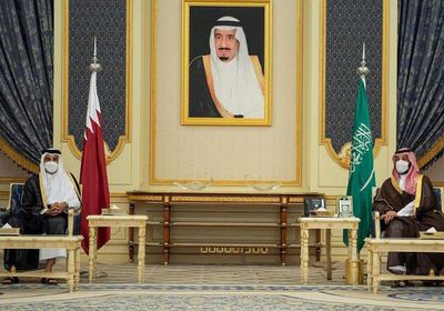 ولي العهد السعودي يعقد جلسة مباحثات مع الأمير القطري في جدة