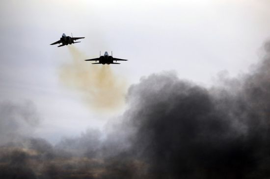  40 غارة إسرائيلية في آن واحد على مدينة غزة