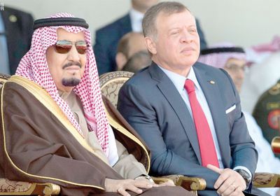 الملك سلمان يتلقى اتصالًا من العاهل الأردني