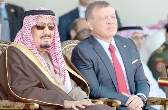 الملك سلمان يتلقى اتصالًا من العاهل الأردني