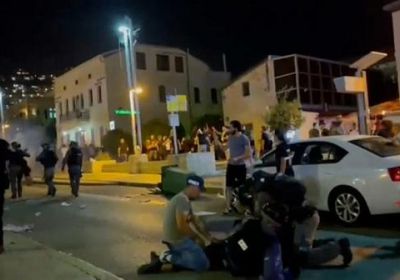 مواجهات عنيفة بين محتجين فلسطينيين وقوات إسرائيلية بحيفا