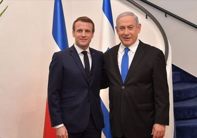 ماكرون يُعرب عن قلقه لنتنياهو بشأن الأوضاع في غزة