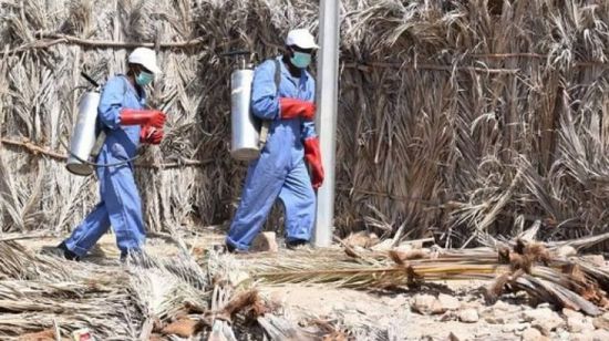 حملة رش ضبابي لمكافحة الأوبئة بالحديدة