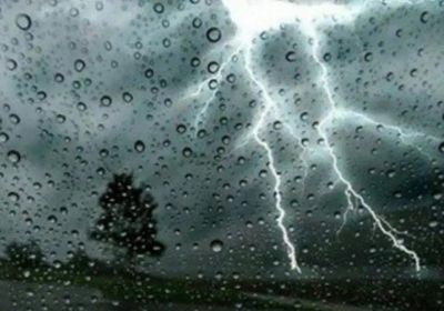 تواصل اضطراب الطقس مع أمطار متفاوتة الشدة