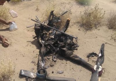 إسقاط مسيرة حوثية هاجمت مدنيين بالدريهمي