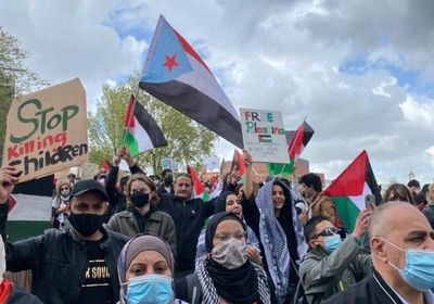 الجالية الجنوبية بهولندا تنتفض دعمًا لفلسطين