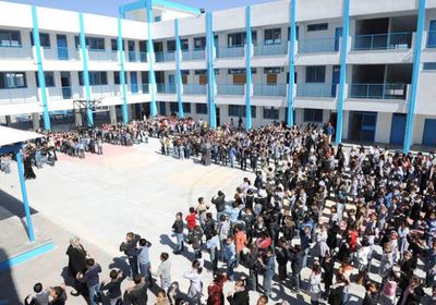  38 ألف من سكان غزة ينزحون إلى مدارس الأونروا بسبب القصف