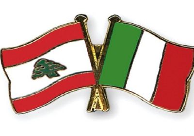  لبنان وإيطاليا تبحثان العلاقات الثنائية بين البلدين
