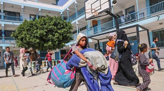 نزوح أكثر من 107 آلاف فلسطيني من منازلهم بسبب قصف غزة