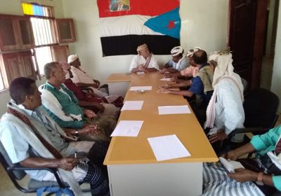 "انتقالي أحور" يناقش نشاط إداراته وتعزيز العمل المؤسسي