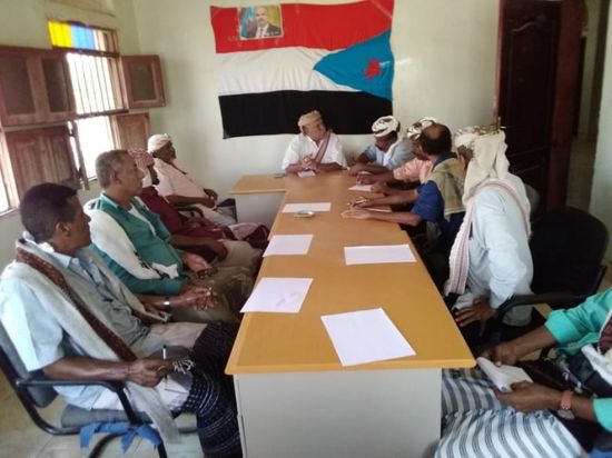 "انتقالي أحور" يناقش نشاط إداراته وتعزيز العمل المؤسسي