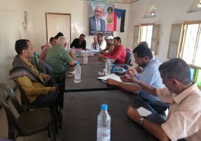 "تنفيذية انتقالي ردفان" تستعرض جهودها لمكافحة كورونا وأضرار السيول