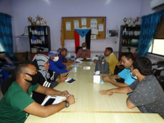 "انتقالي الشيخ عثمان" يبحث جهود فرض الأمن بالمديرية