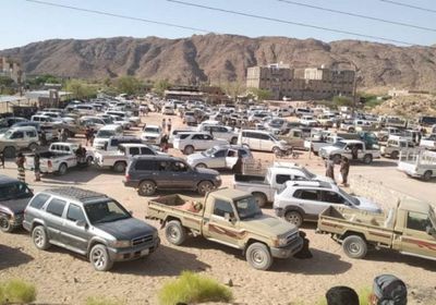 تشييع جثمان المناضل اللواء خشاع لمثواه الأخير