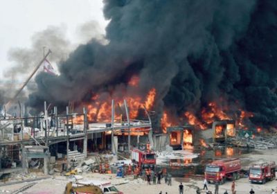 اندلاع حريق مجهول في مرفأ بيروت