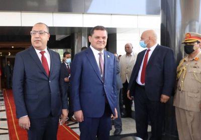 مؤتمر صحفي لرئيس الحكومة التونسية ونظيره الليبي