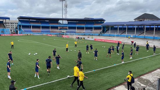 بيراميدز يختتم تدريباته في نيجيريا قبل مواجهة إنيمبا