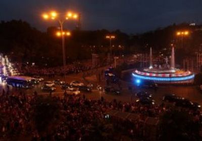 وفاة شاب أثناء احتفالات جماهير أتلتيكو مدريد بلقب الدوري الإسباني