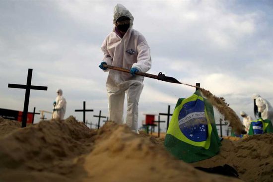 البرازيل تسجل 790 وفاة و37 ألف إصابة بكورونا