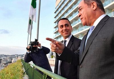  وزير الخارجية الجزائري ونظيره الإيطالي يبحثان ترسيم الحدود البحرية
