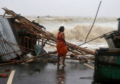  غرق عشرات القرى شرق الهند بسبب الإعصار "ياس"