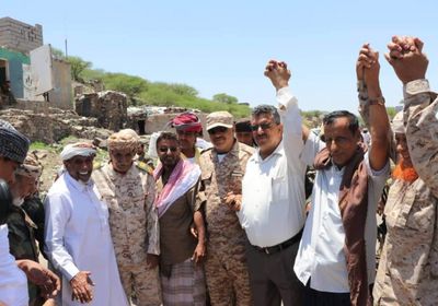 لمؤازرة القوات الجنوبية.. وفد من المهرة يزور جبهات الضالع