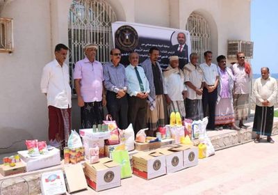 انطلاق مبادرة الزُبيدي لتوزيع 600 سلة غذائية بحضرموت